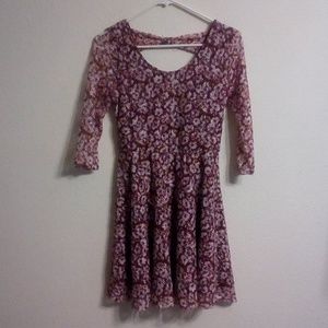 American rag floral mini dress